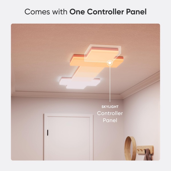 Nanoleaf Smart LED Ceiling Lights (Skylight Expansion (1PK)) - Image 7