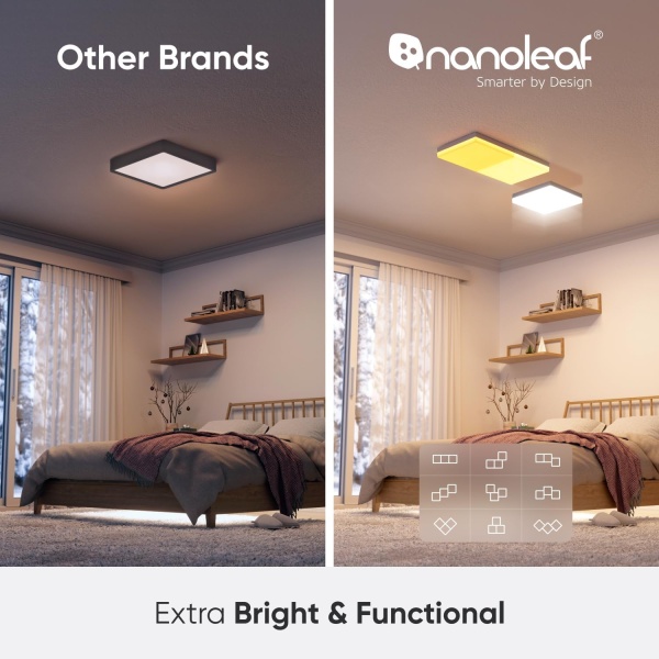 Nanoleaf Smart LED Ceiling Lights (Skylight Expansion (1PK)) - Image 9