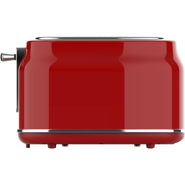 CULINARY CHEF CCTO102-RED, 2 Slice Toaster, Retro Style, Wide Slot for Bread - Image 3