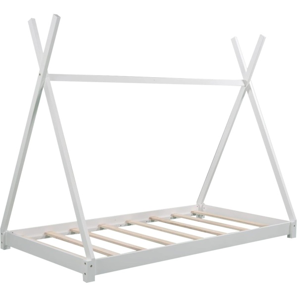 Twin House Beds Wood House Floor Bed Frame Montessori Style Teepee Bed - Image 7