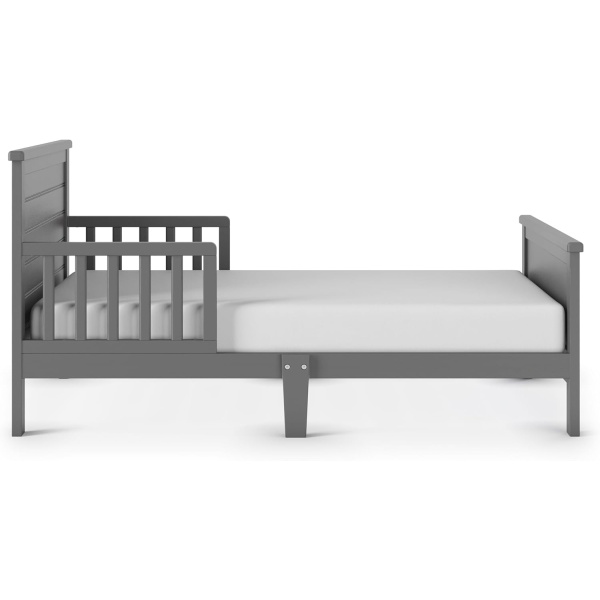 Child Craft Woodland Flat Top Toddler Bed for Kids with Guard Rails - Image 2