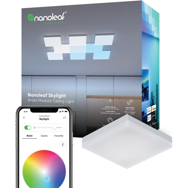 Nanoleaf Smart LED Ceiling Lights (Skylight Expansion (1PK))