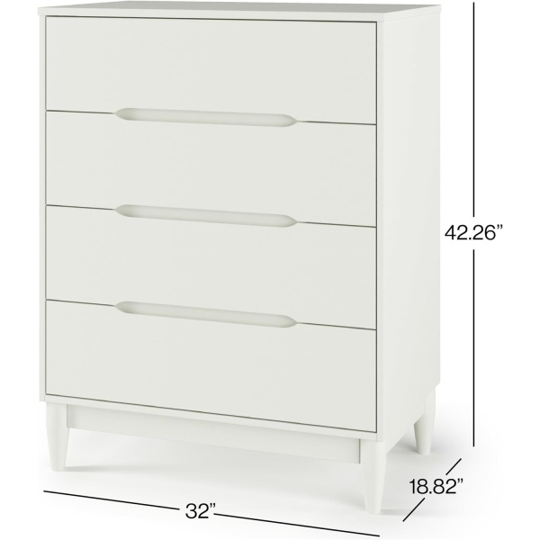 Child Craft Wynwood 4 Drawer Chest for Nursery or Bedroom, Plenty of Storage - Image 3