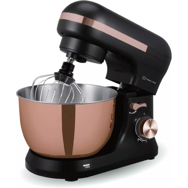 CULINARY CHEF 4.5L Retro Stand Mixer (Rose Gold Bowl *SPECIAL EDITION*) - Image 4