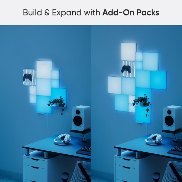 Nanoleaf Blocks Combo XL Smarter Kit - WiFi Smart RGBW 16M+ Color LED Dimmable - Image 8