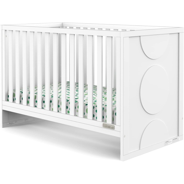 Child Craft Orbit 3-in-1 Convertible Crib, Baby Crib Converts to Day Bed