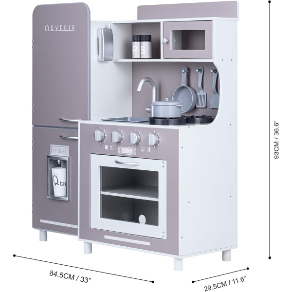 Teamson Kids Little Chef Mayfair Classic Kids Kitchen Playset with 11 - Image 5