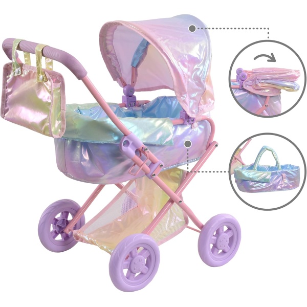 Olivia’s Little World - Baby Doll Bassinet Stroller, Baby Doll Pram Stroller - Image 8