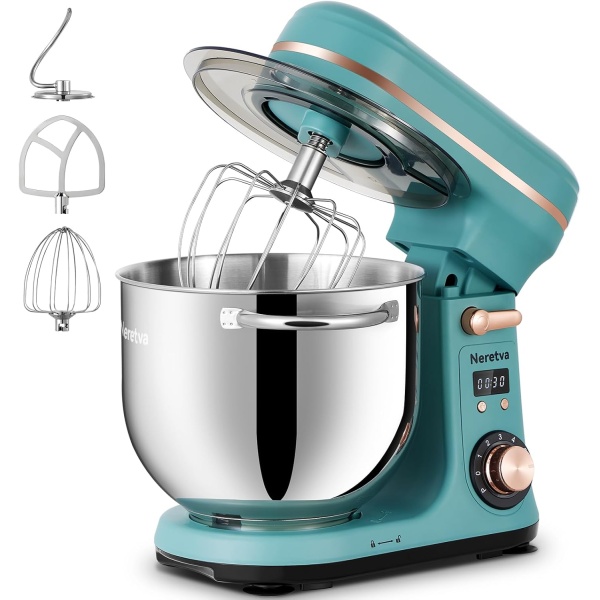 Neretva Stand Mixer, [6.34QT& 6-Speed& 400W] Mixers Kitchen Electric Stand Mixer