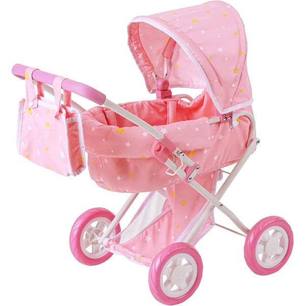 Olivia's Little World - Play Baby Doll Bassinet Stroller, Baby Doll Pram