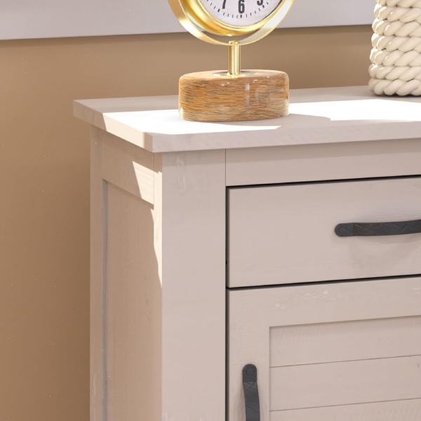 Child Craft Long Beach 1 Drawer Nightstand for Nursery or Bedroom, Large Storage - Image 4