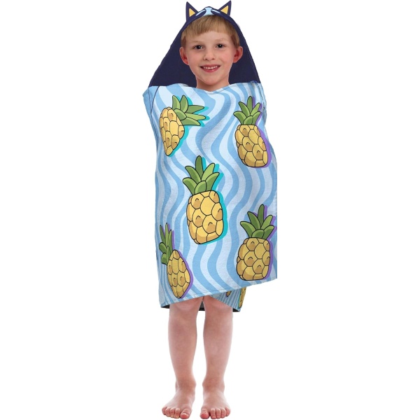 Jay Franco Bluey Hooded Bath Towel - Measures 22 x 51 Inches - Soft & Cozy Kids - Image 2