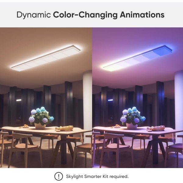 Nanoleaf Smart LED Ceiling Lights (Skylight Expansion (1PK)) - Image 4