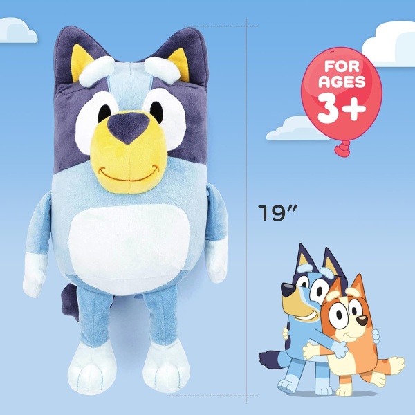 Bluey Plush Pillow Buddy - Super Stuffed Soft Character Pillow - Polyester - Image 2