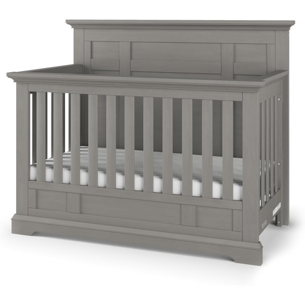 Child Craft Jordyn Full Panel 4-in-1 Convertible Crib, Baby Crib Converts to Day