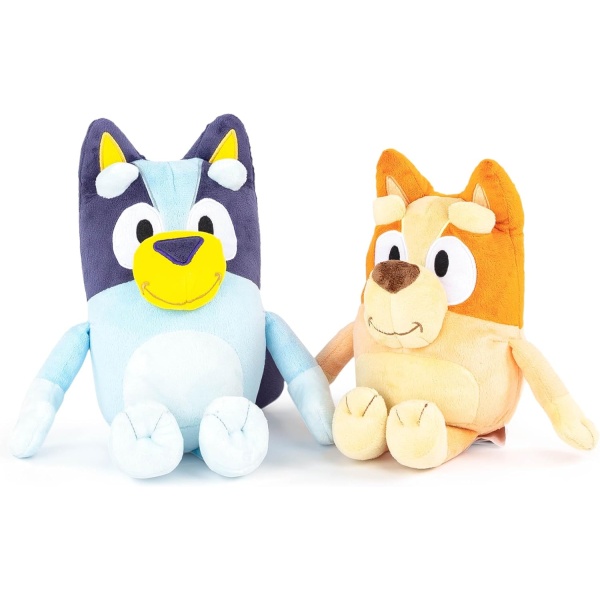 Bluey & Bingo Plush Pillow Buddy Set - Super Soft Character Pillows - Polyester