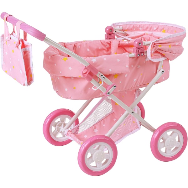 Olivia's Little World - Play Baby Doll Bassinet Stroller, Baby Doll Pram - Image 6