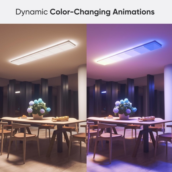 Nanoleaf Smart LED Ceiling Lights (Skylight Smarter Kit (3PK)) - Image 4