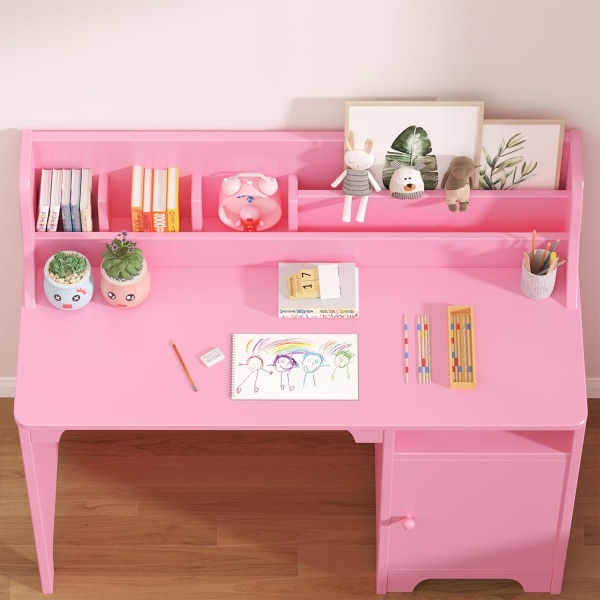 Kids Study Desk with Chair,Wooden Children Study Table, Kids Desk & Chair Sets - Image 7