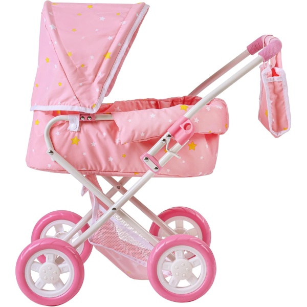 Olivia's Little World - Play Baby Doll Bassinet Stroller, Baby Doll Pram - Image 5