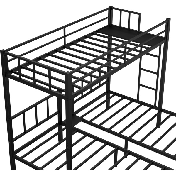 Twin Over Twin Over Twin Triple Bunk Bed for Kids,3 Bed Bunk Beds - Image 7