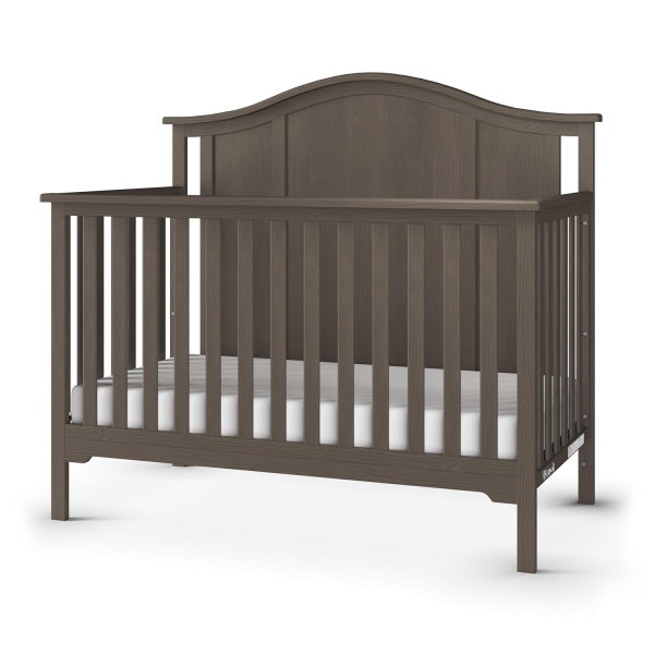 Child Craft Cottage Arch Top 4-in-1 Convertible Crib, Baby Crib Converts to Day