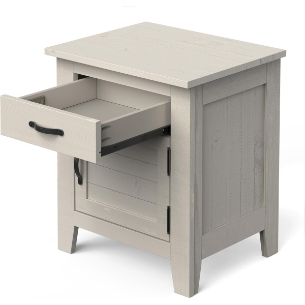 Child Craft Long Beach 1 Drawer Nightstand for Nursery or Bedroom, Large Storage - Image 7