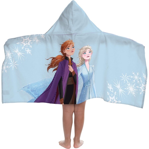 Jay Franco Frozen 2 Mythical Wonderland Kids Bath/Pool/Beach Hooded Towel