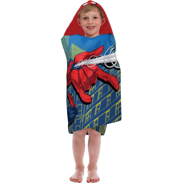 Jay Franco Kids Hooded Towel Avengers - Spiderman - Image 2