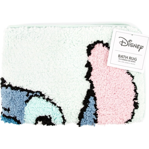 Jay Franco Disney Lilo & Stitch Floral Fun Tufted Polyester Bath Rug, Kids Bath - Image 5