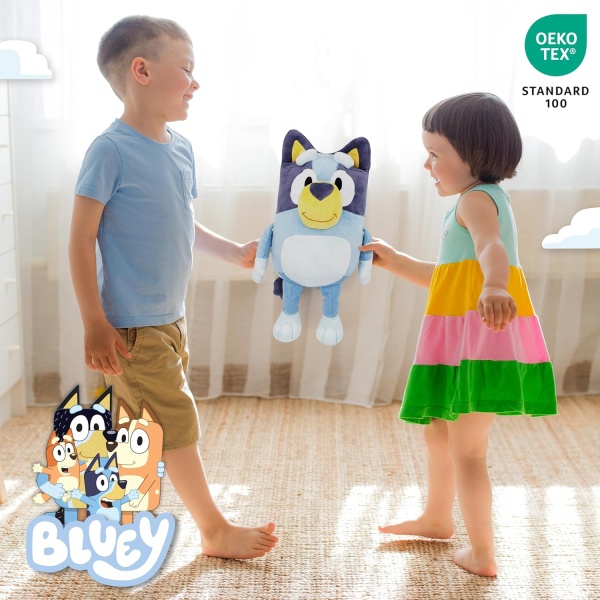 Bluey Plush Pillow Buddy - Super Stuffed Soft Character Pillow - Polyester - Image 5