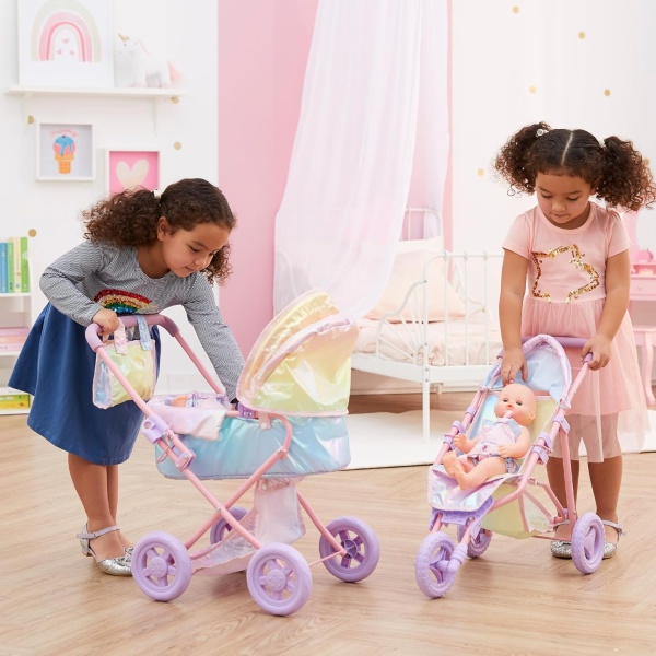 Olivia’s Little World - Baby Doll Bassinet Stroller, Baby Doll Pram Stroller - Image 4