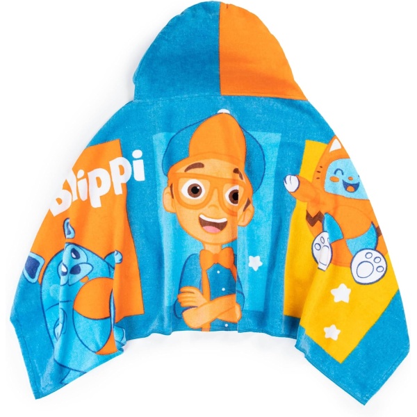 Jay Franco Blippi Bath Pool Beach Hooded Towel - Super Soft & Absorbent Kids - Image 2