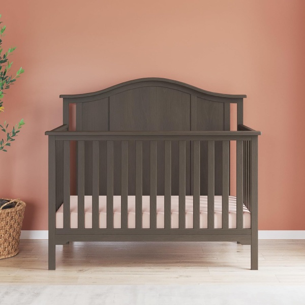 Child Craft Cottage Arch Top 4-in-1 Convertible Crib, Baby Crib Converts to Day - Image 2