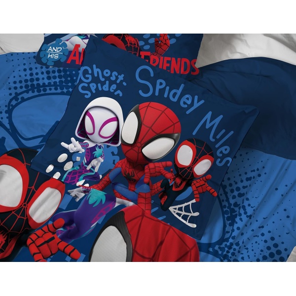 Jay Franco Marvel Spidey and His Amazing Friends Team Spidey 5 Piece Twin Size - Image 6