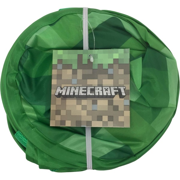 Jay Franco Minecraft Creeper Pop Up Hamper - Mesh Laundry Basket/Bag - Image 3