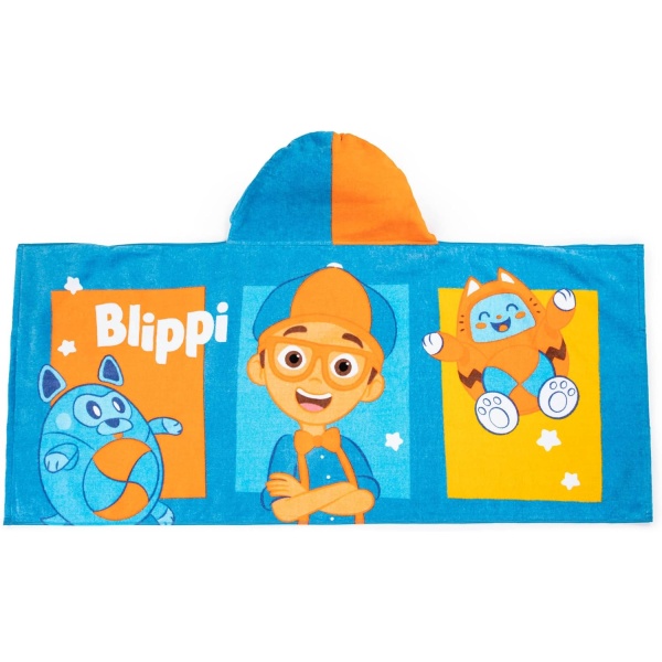 Jay Franco Blippi Bath Pool Beach Hooded Towel - Super Soft & Absorbent Kids - Image 4