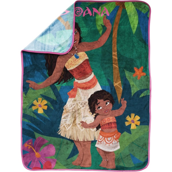 Disney Moana Plush Throw Blanket - Measures 40 x 50 Throw - Kids Super Soft - Image 4