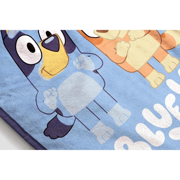 Jay Franco Bluey and Bingo Kid's Throw Blanket - Plush 46" x 60" Throw Blanket - Image 4