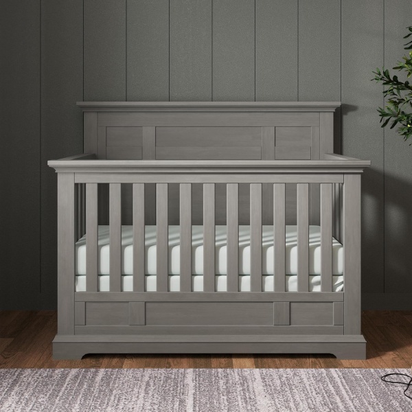 Child Craft Jordyn Full Panel 4-in-1 Convertible Crib, Baby Crib Converts to Day - Image 2